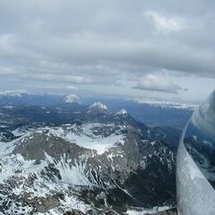 Flugwegposition um 13:32:26: Aufgenommen in der Nähe von Gemeinde Ramsau am Dachstein, 8972, Österreich in 2614 Meter